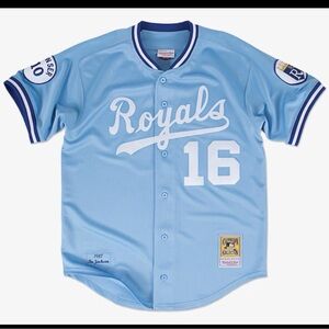 Mitchell & Ness Light Blue Royals Jersey